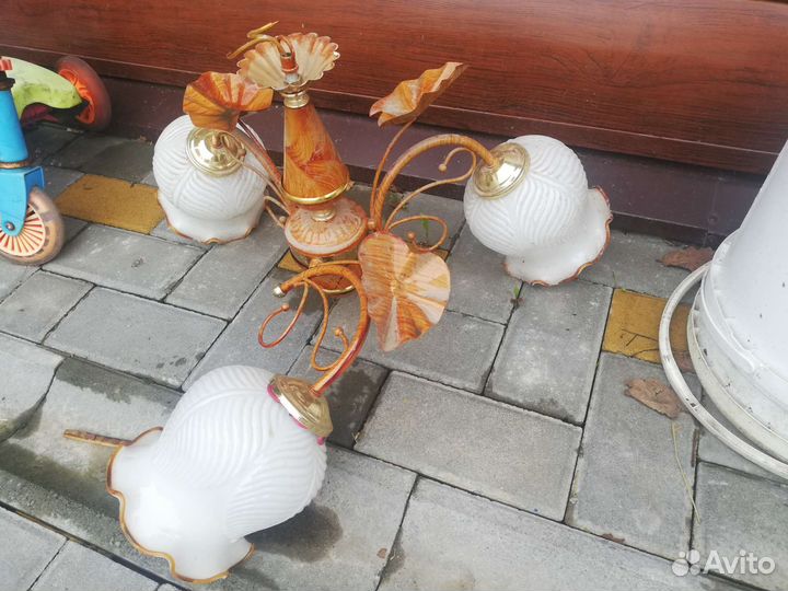 Люстра потолочная бу