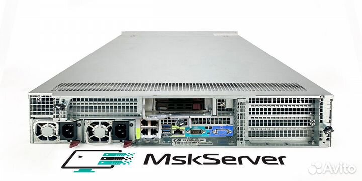 Сервер Supermicro 6029U-E1CR4 2xGold 6132 64Gb