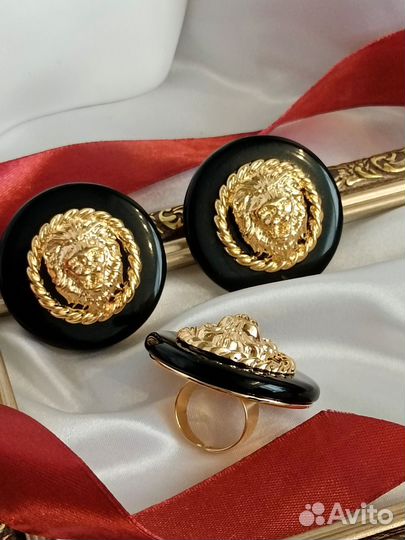 Комплект серьги кольцо -перстень Vintage Style