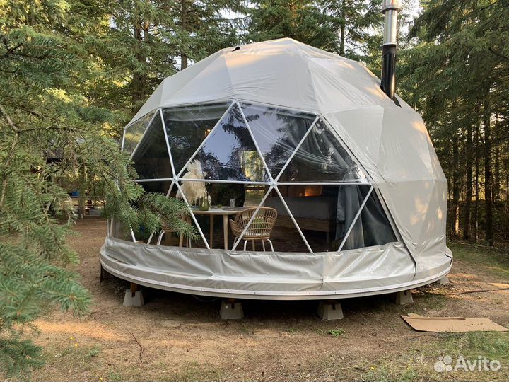 Шатер геокупол для глэмпинга