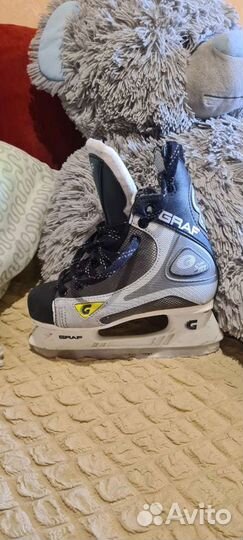 Коньки хоккейные Graf 33 размер