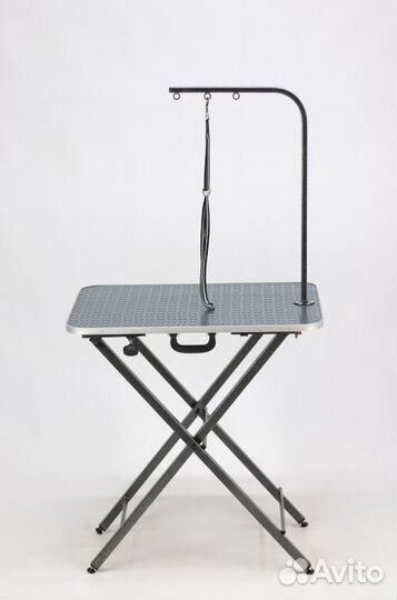 Стол для груминга складной, с ручкой 70х50х72-80см