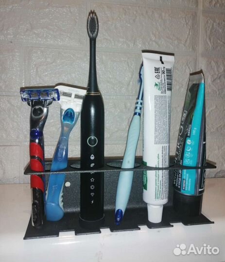 Держатель органайзер для зубных щеток металл