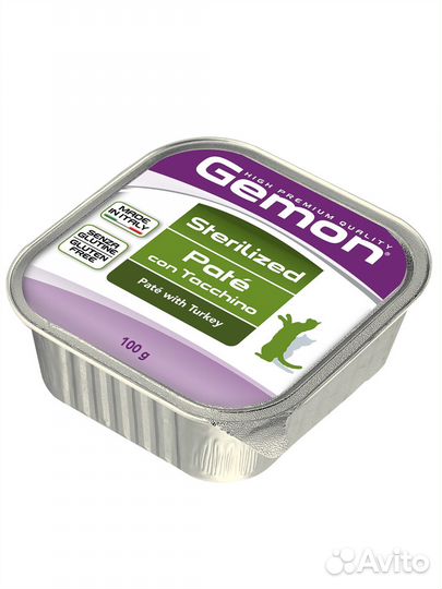 Влажный корм Gemon Cat Sterilized для стерилизован