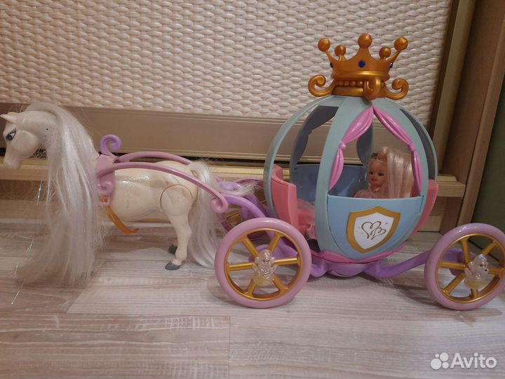 Карета с куклой Золушка