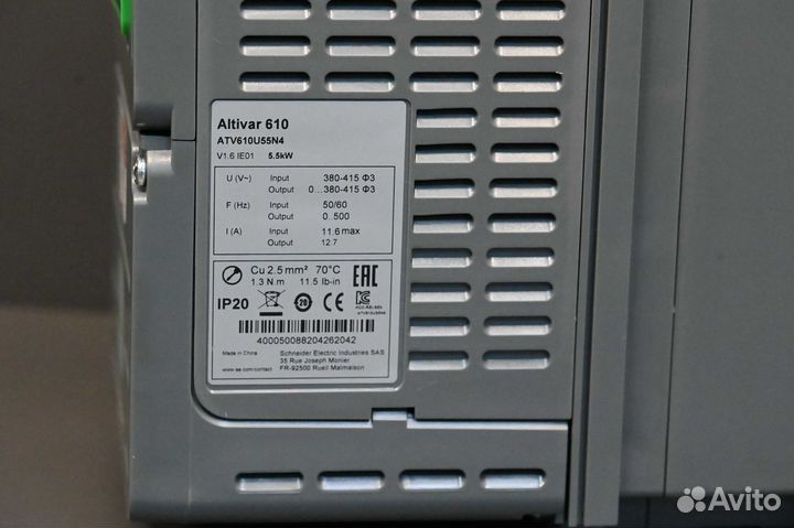 Частотник 5,5 Kw Schneider ATV610U55N4 новый, 7 шт
