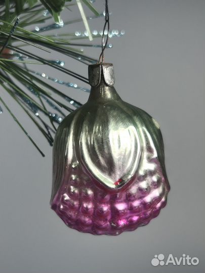 Елочные игрушки ягодка СССР