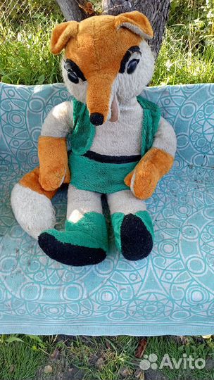 Мягкие игрушки СССР лиса большая