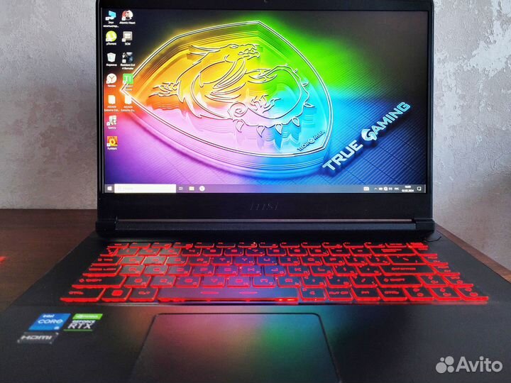 MSi i5-11400H/16Gb Rtx3050 SSD750Gb/iPS 144Hz