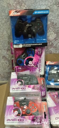 Геймпад Джойстик PC ps1 ps2 ps3 проводной и бес