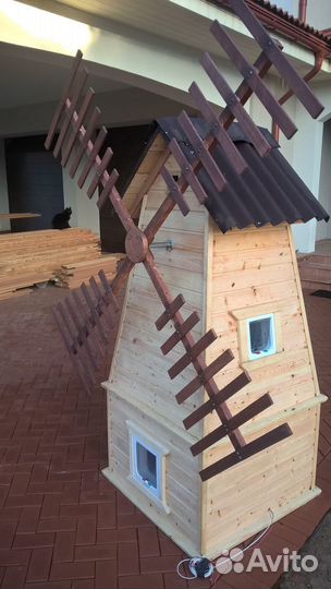 Мельница домик для кошек и собак