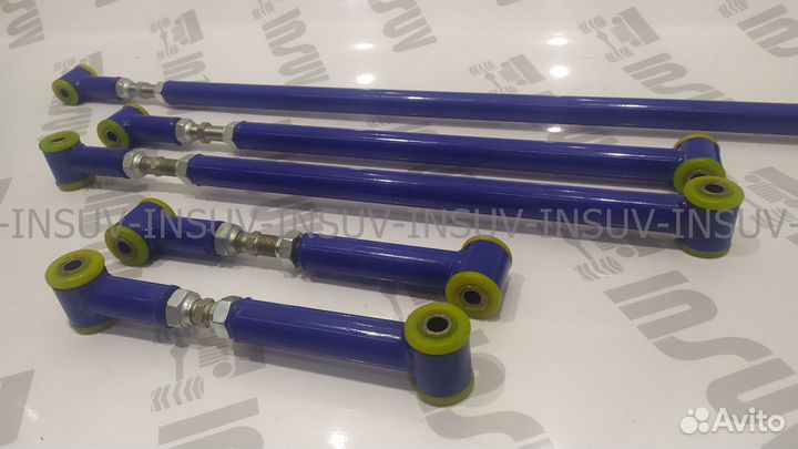 Реактивные тяги Нива (все регулируемые) полиуретан