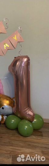 Фольгированные шары цифры