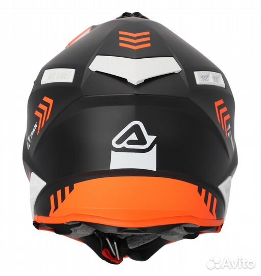 Шлем Acerbis X-track mips 22-06 Black/Orange Fluo
