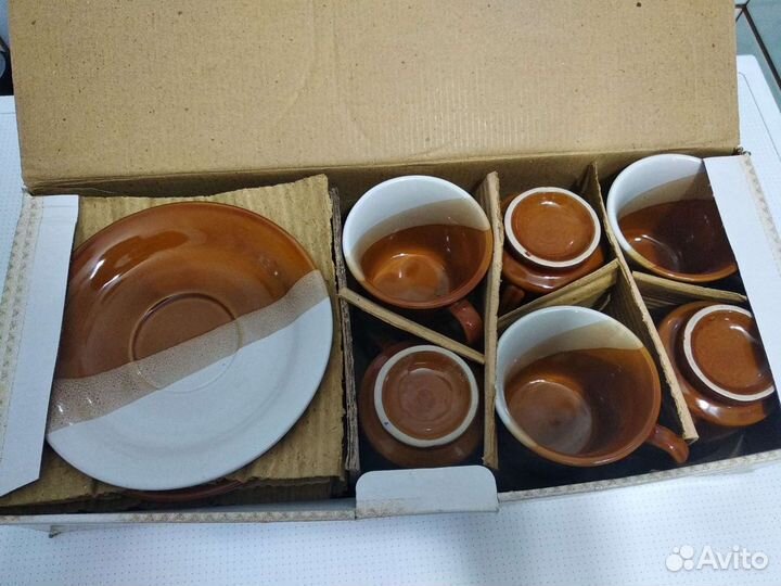 Набор чашки и блюдца по 6 шт