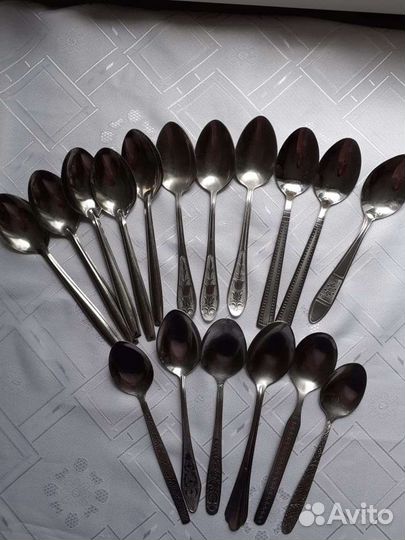 Набор ложки нерж половник лопатки