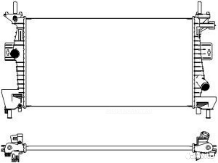 Sakura 31618516 Радиатор системы охлаждения