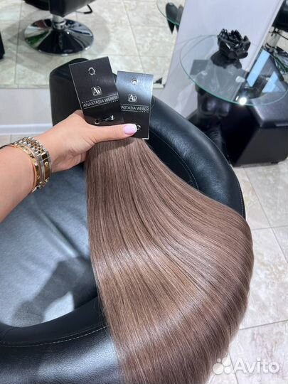 Волосы для наращивания 70 см блонд