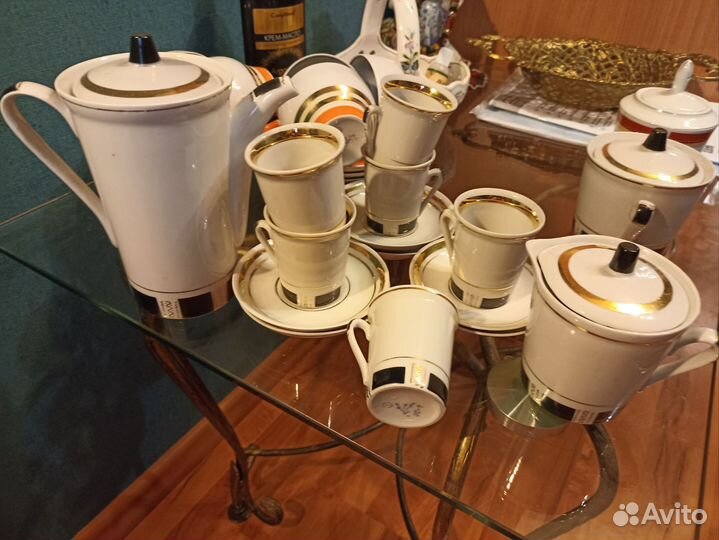 Чайный сервиз СССР (Городница) 1970-1991 гг