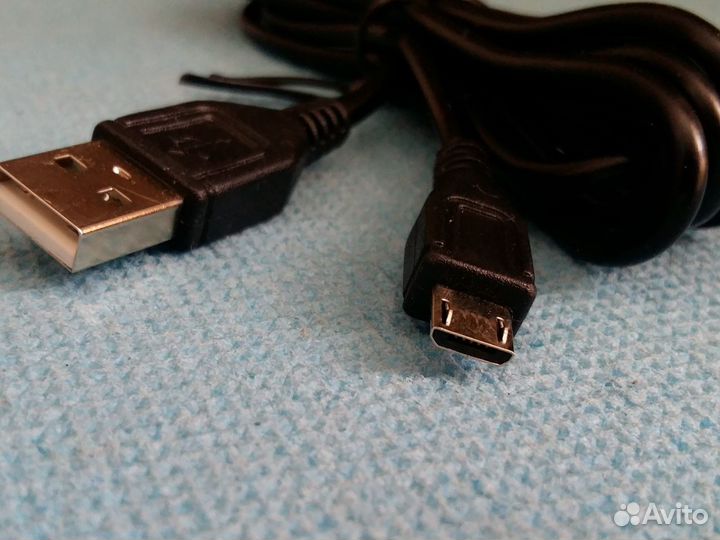 Кабель USB - microusb длина 2 метра (чёрный)
