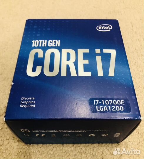 Intel core i7 10700f