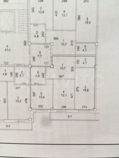 2-к. квартира, 58,4 м², 9/9 эт.