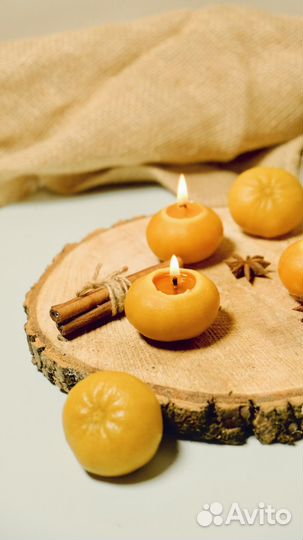 Ароматическая свеча ручной работы
