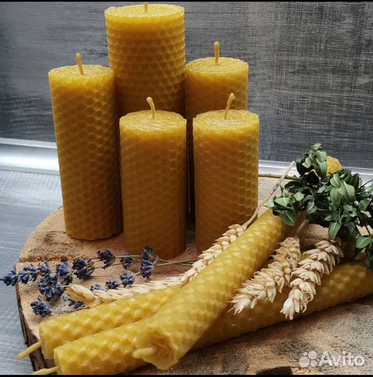 Свечи из натурального воска