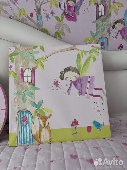 Часы настенные в детскую декор