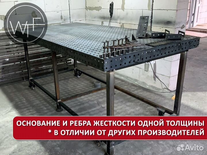 Сварочный стол 2000х1000x6мм
