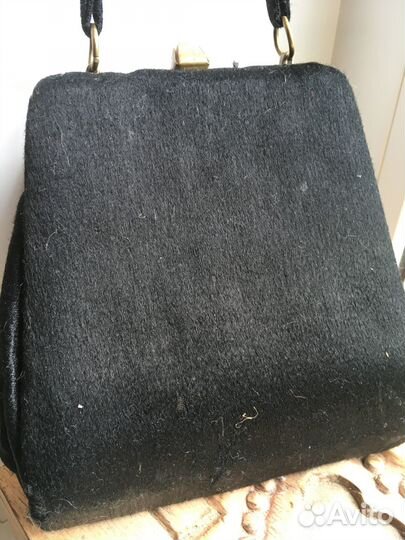 Сумочка театральная старинная бархат