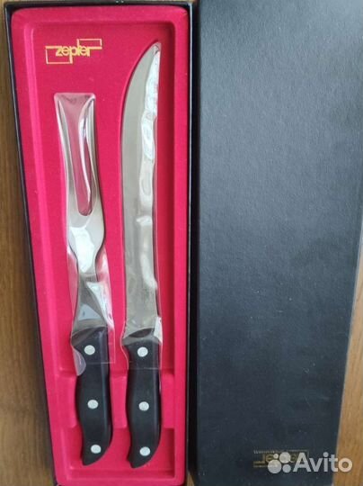 Набор нож и вилка для гриля zepter