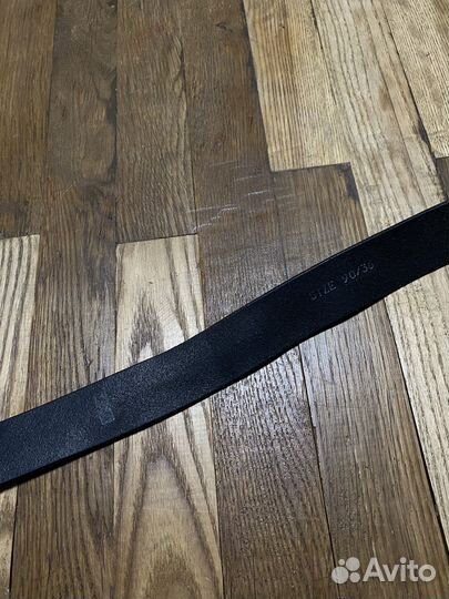 Чёрный кожаный ремень Levi's оригинал