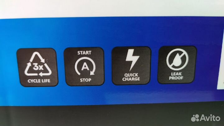 Аккумулятор 90Ач AGM Edcon (Varta) Германия vrla