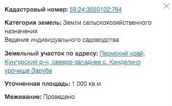 Участок 10 сот. (СНТ, ДНП)