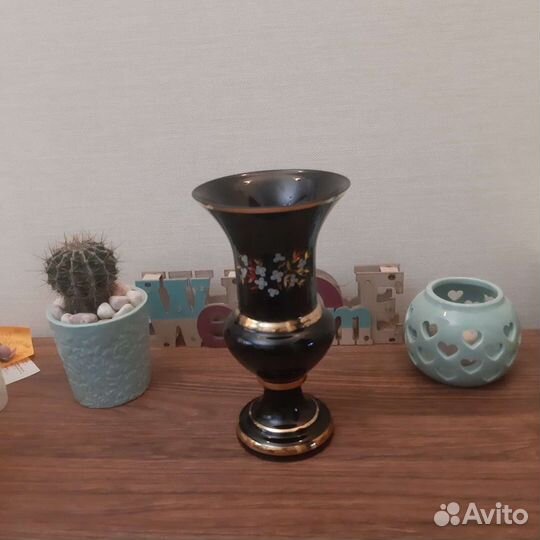 Ваза богемское стекло