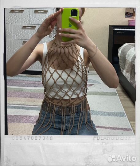 Топ-сетка макраме