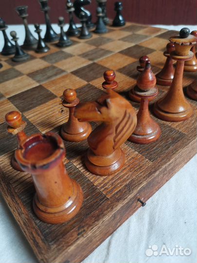 Шахматы старинные деревянные СССР