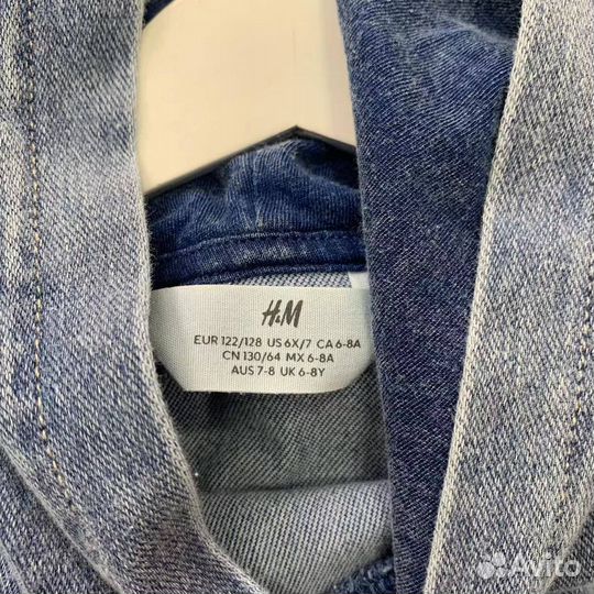 Ддинсовое худи H&M. Размер 122/128