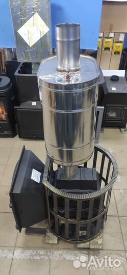 Печь для бани Везувий Легенда 16 (205) +Бак 55л