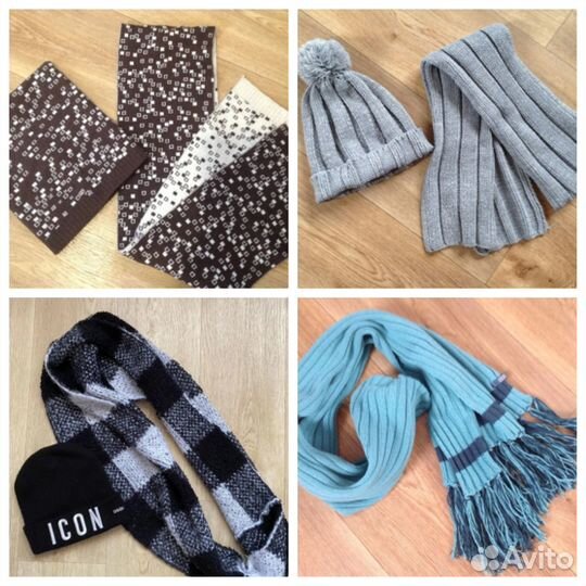 Шапки, перчатки, варежки, шарфы, кепки, панамы