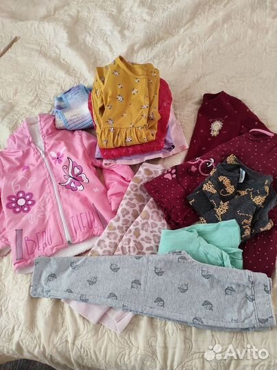 Вещи пакетом на девочку 98-104