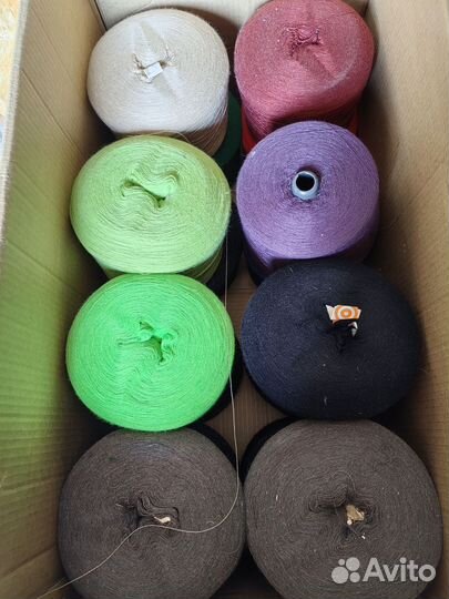Пряжа в бобинах