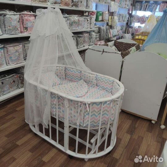 Постелька в овальную кровать новые