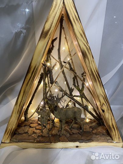 Елки из дерева / декор для дома