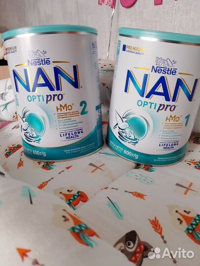 Детская смесь нан оптипро 2 и 1