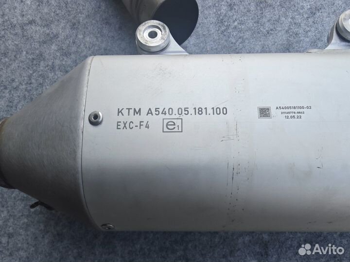 Глущитель ктм, gasgas 350