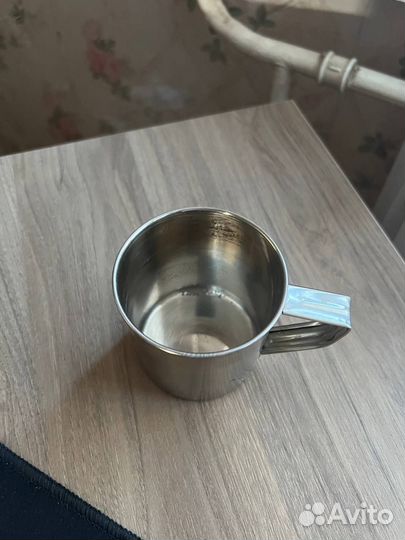 Кружка металлическая из нержавейки