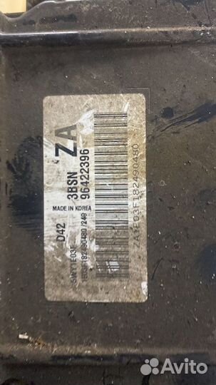 Эбу двигателя Chevrolet Lacetti седан F16D3 2008