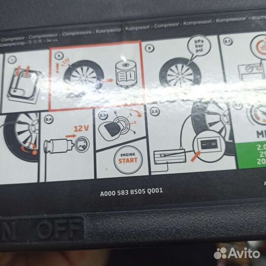 Компрессор Мерседес с клеем оригинал